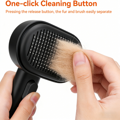 Self-Cleaning Slicker Brush for Cats