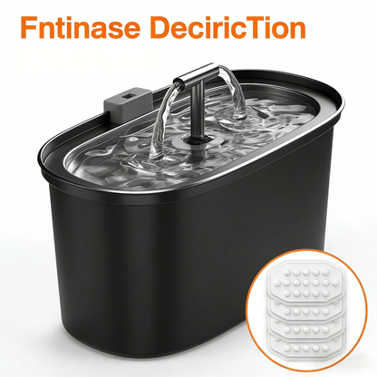 Pet Water Fountain with Dual Flow Design
